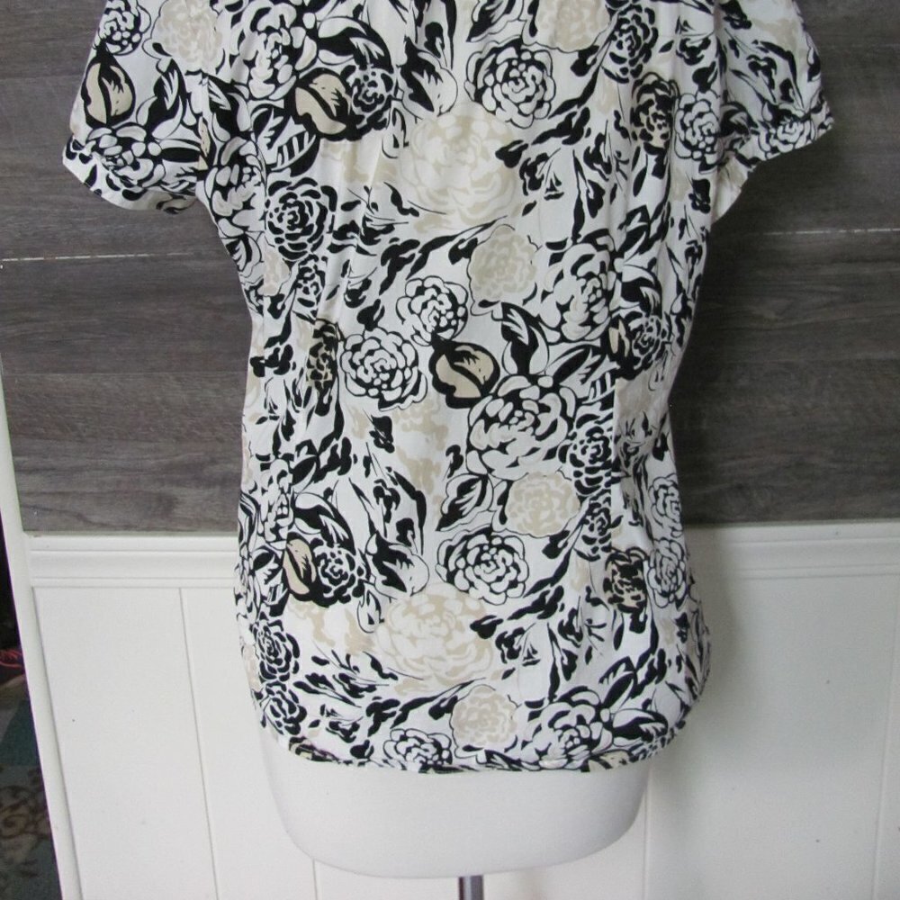 ALFANI   LADIES SHORT SLEEVE BLOUSE - Picture 8 of 8
